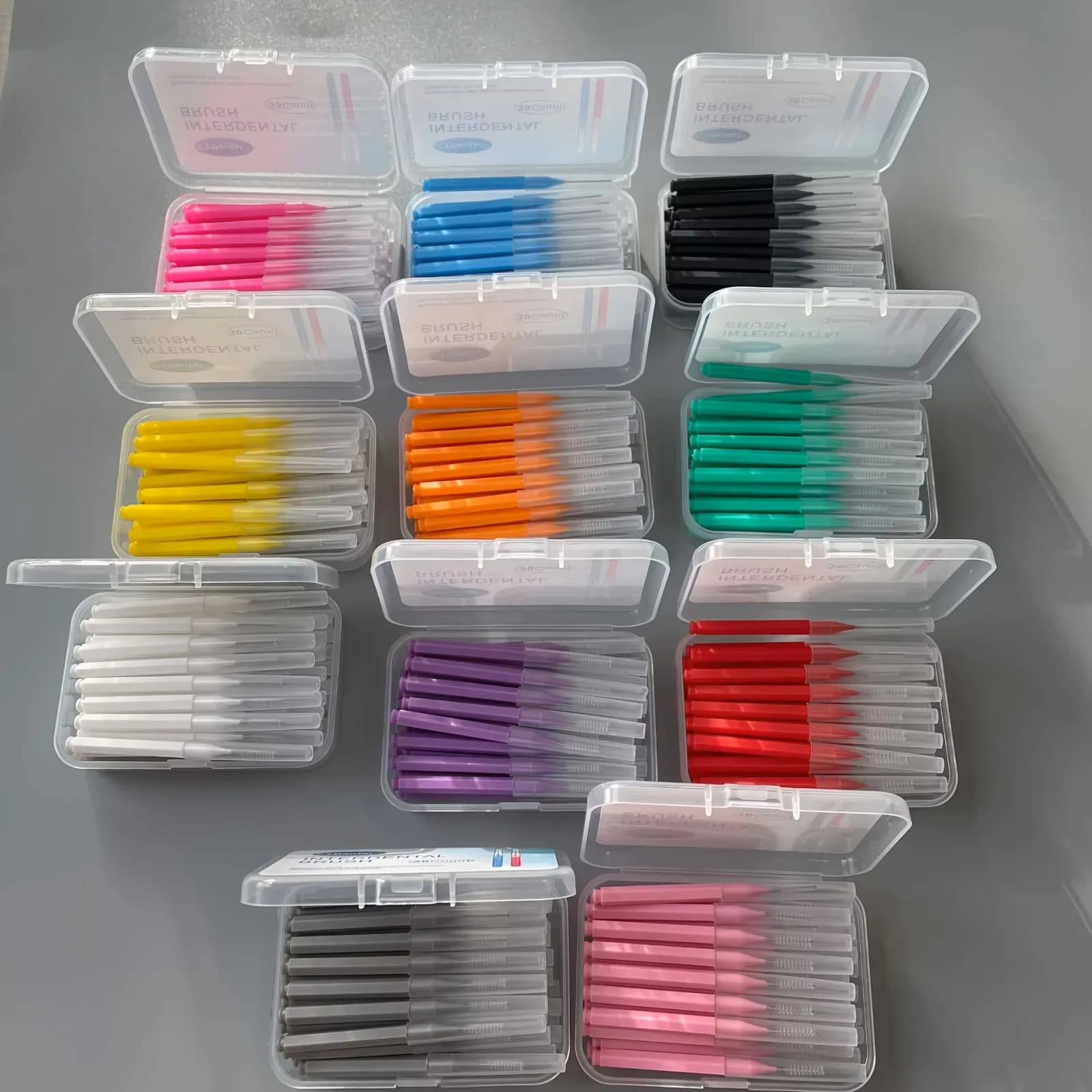 30 Interdental Brushes for Cleaning Between Teeth