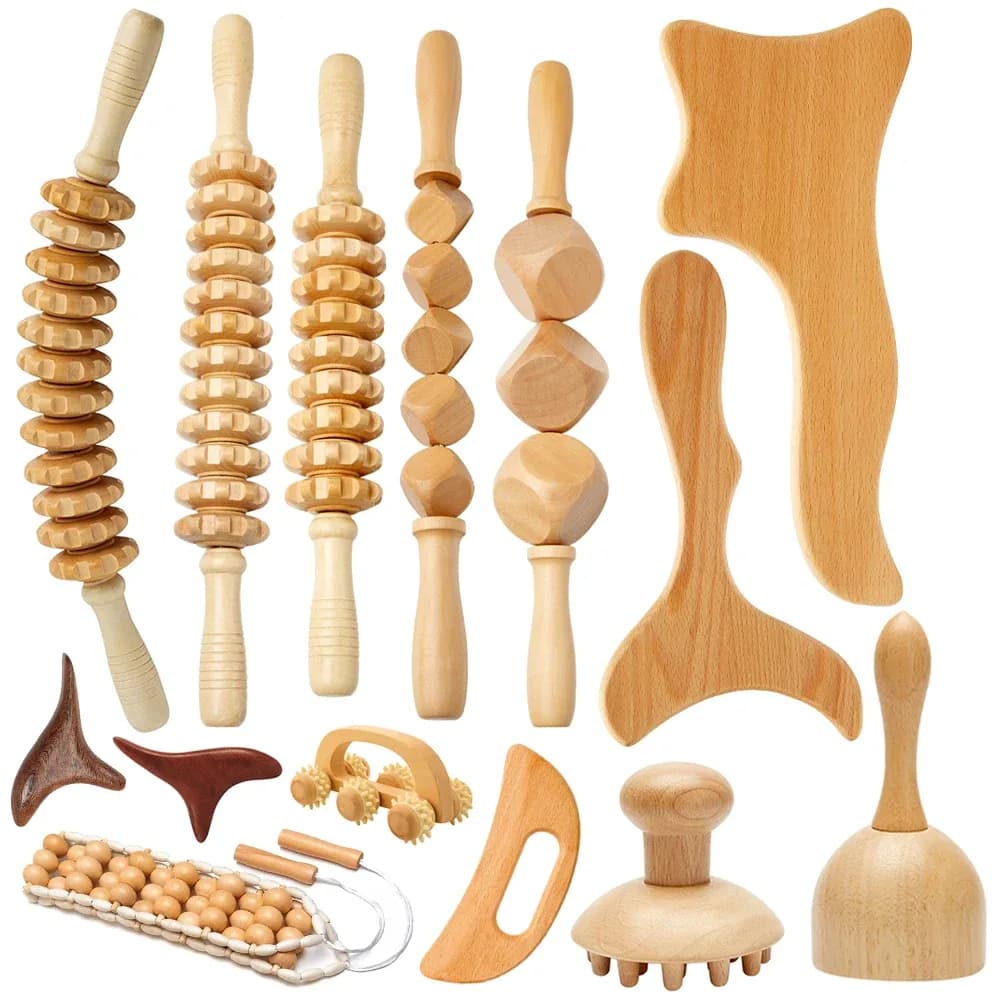Wooden Lymphatic Drainage Massage Tool