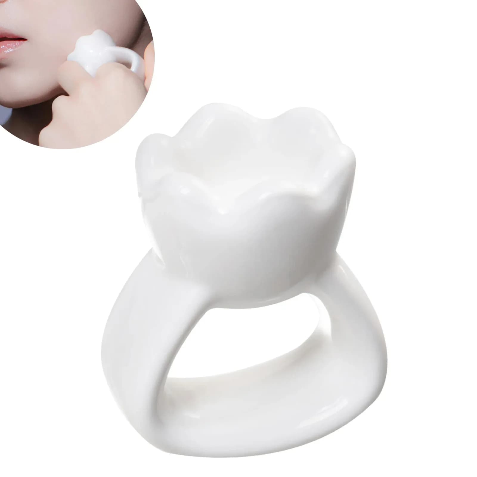 Ceramic Gua Sha Ring Massager