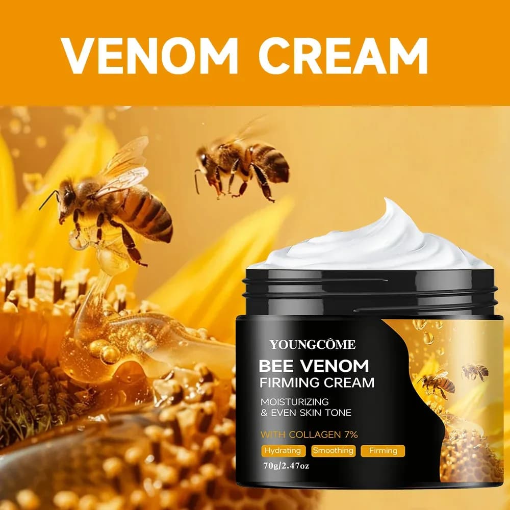 Bee Venom Cream for Face & Neck – Collagen Boost, Firming & Hydrating