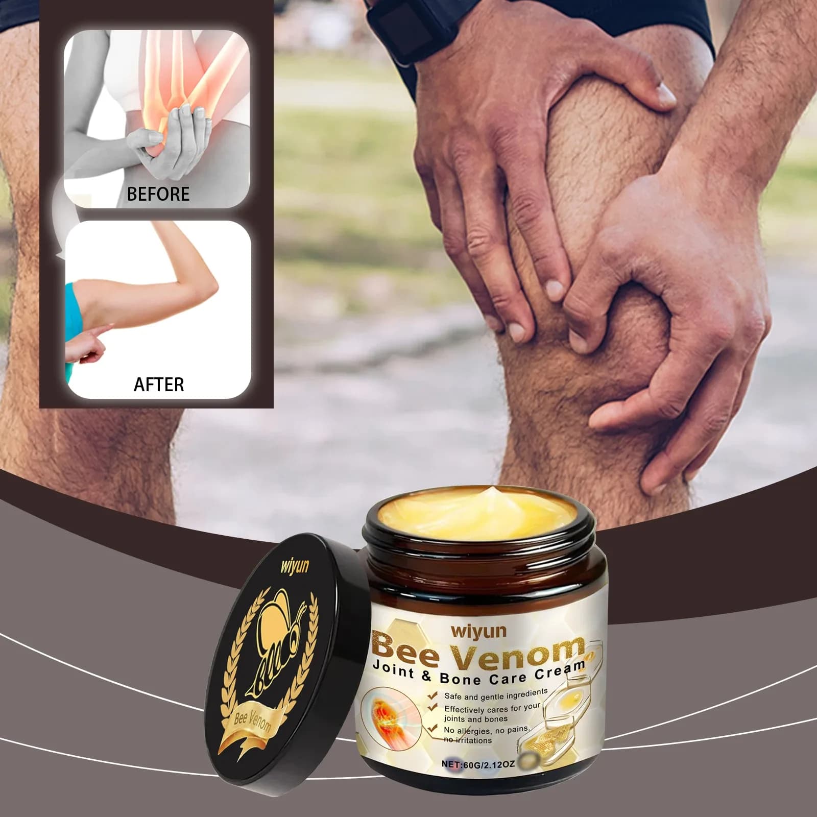 Bee Venom Cream for Joint & Muscle Relief