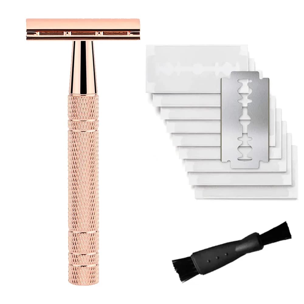 Double Edge Safety Razor for Women – 10 Blades