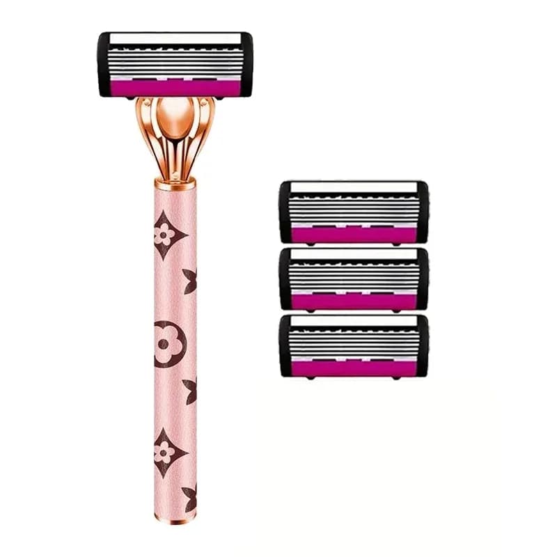 6‑layer women's razor with replaceable head