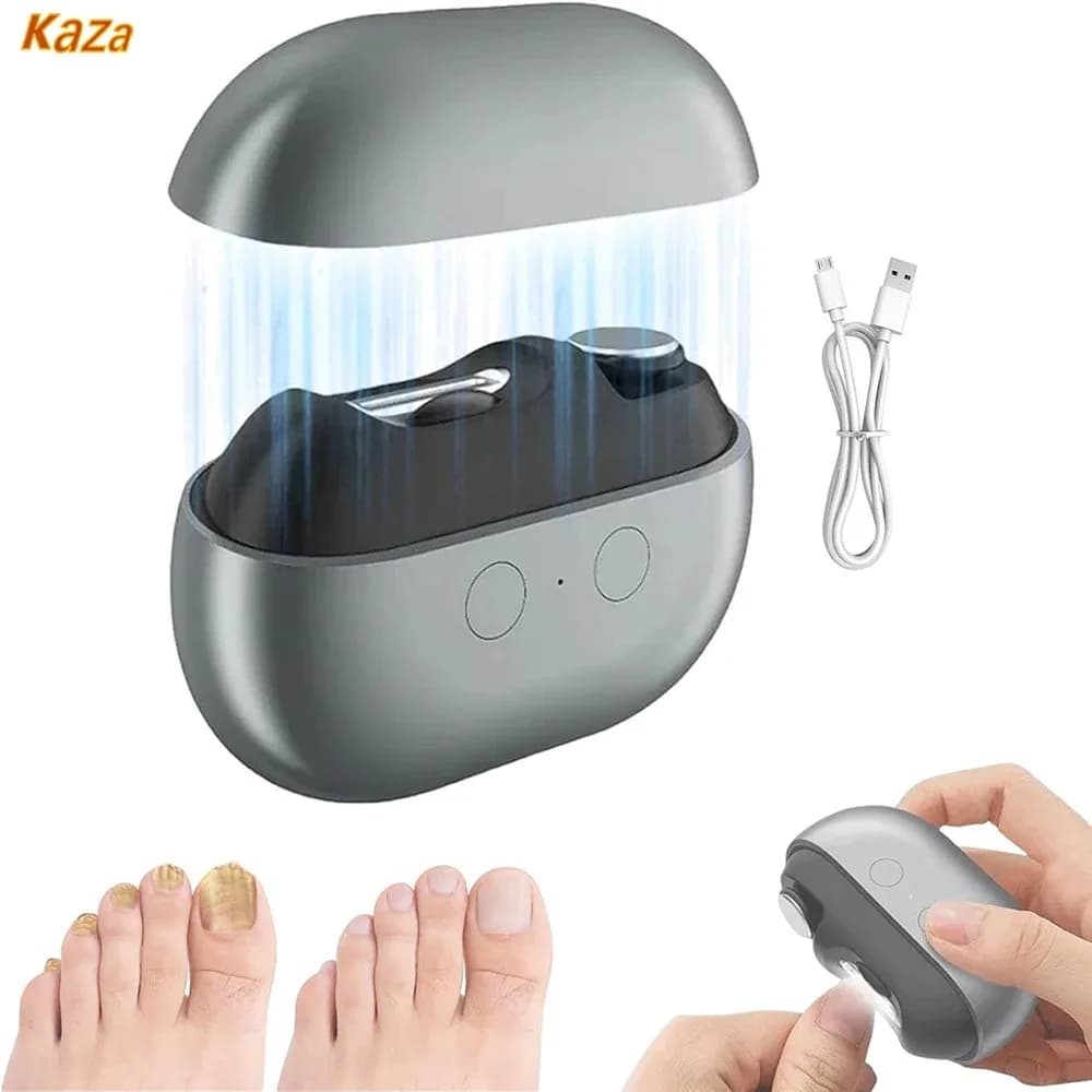 Portable Rechargeable Electric Nail Clipper with Light and File