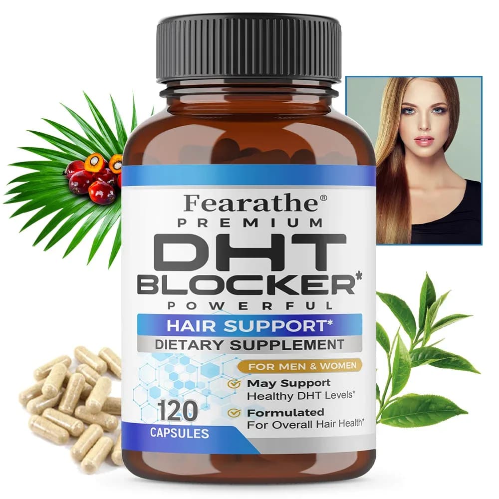 Saw Palmetto & Biotin DHT Blocker for Hair Growth