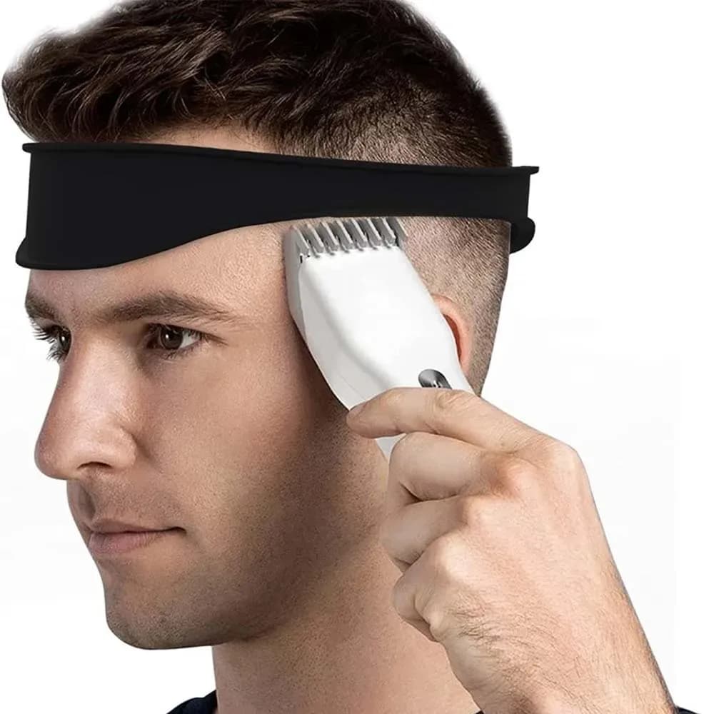 Silicone Curved Headband Hair Cutting Guide