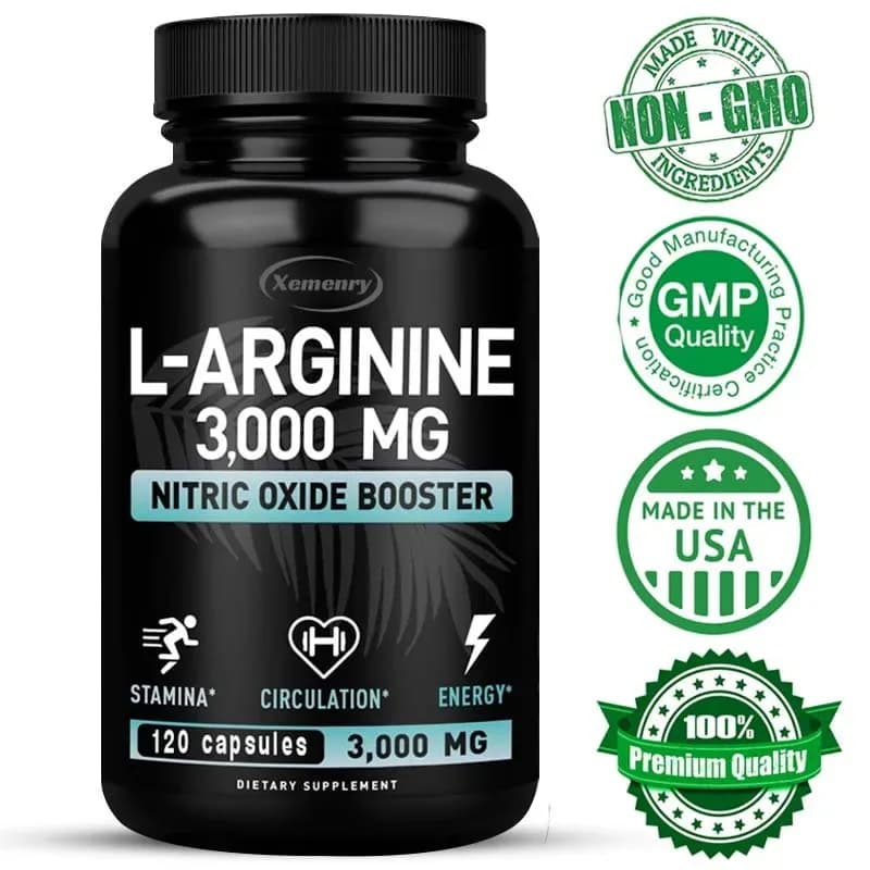 L-Arginine supplement for endurance and energy