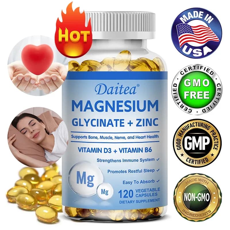 Magnesium Glycinate and Zinc Capsules
