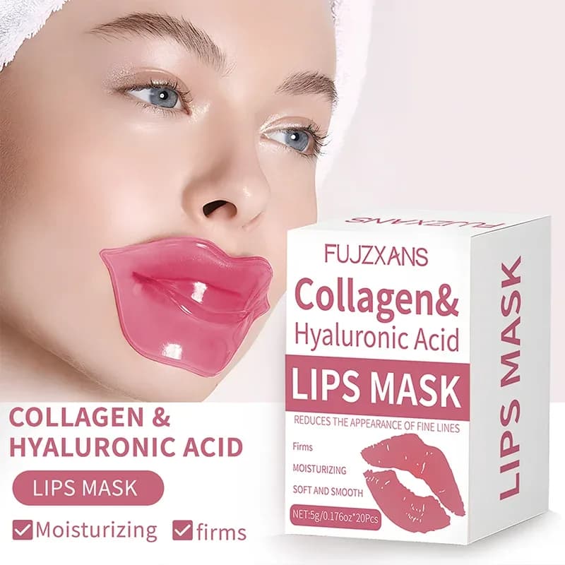 Pink Lip Mask Sheets – 20 Count