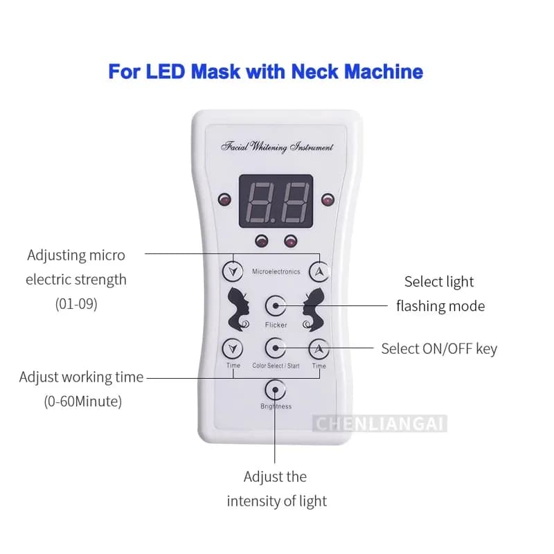 LED Facial Mask Remote Control