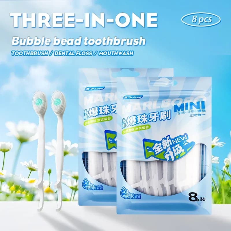 Mini Disposable Travel Toothbrush