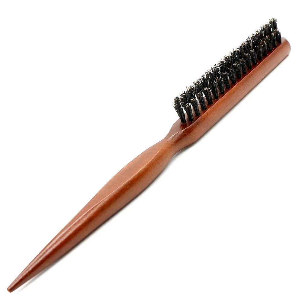 Boar Bristle Hair Brush with Wood Handle