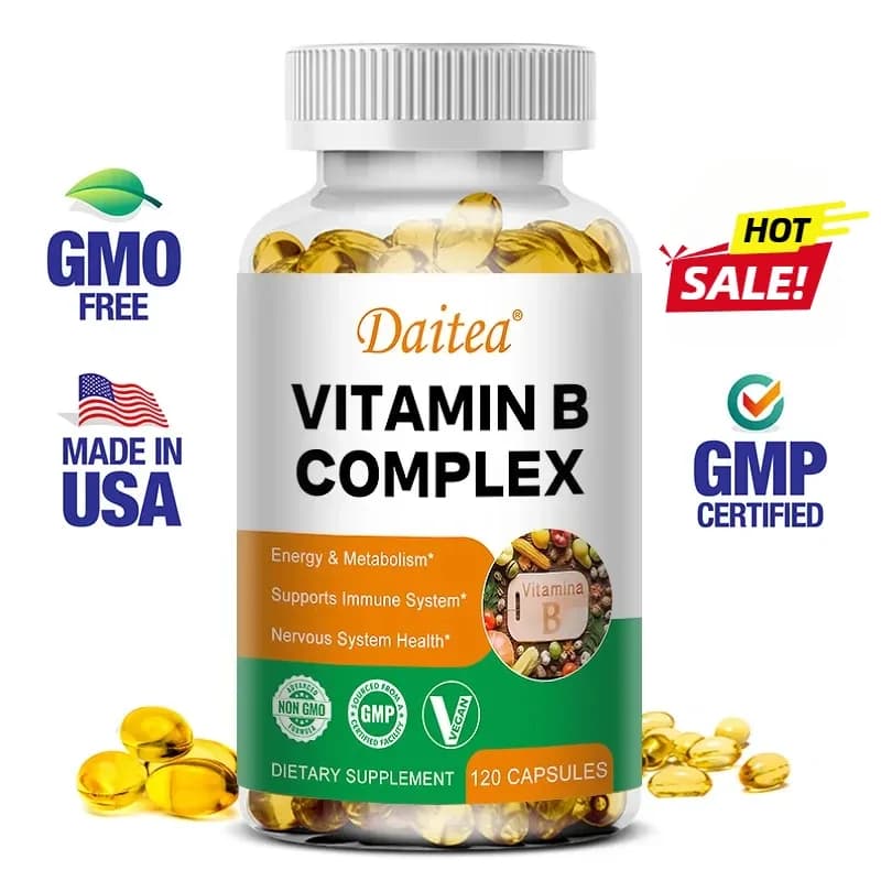 Organic Vitamin B Complex – Vegetarian Capsules