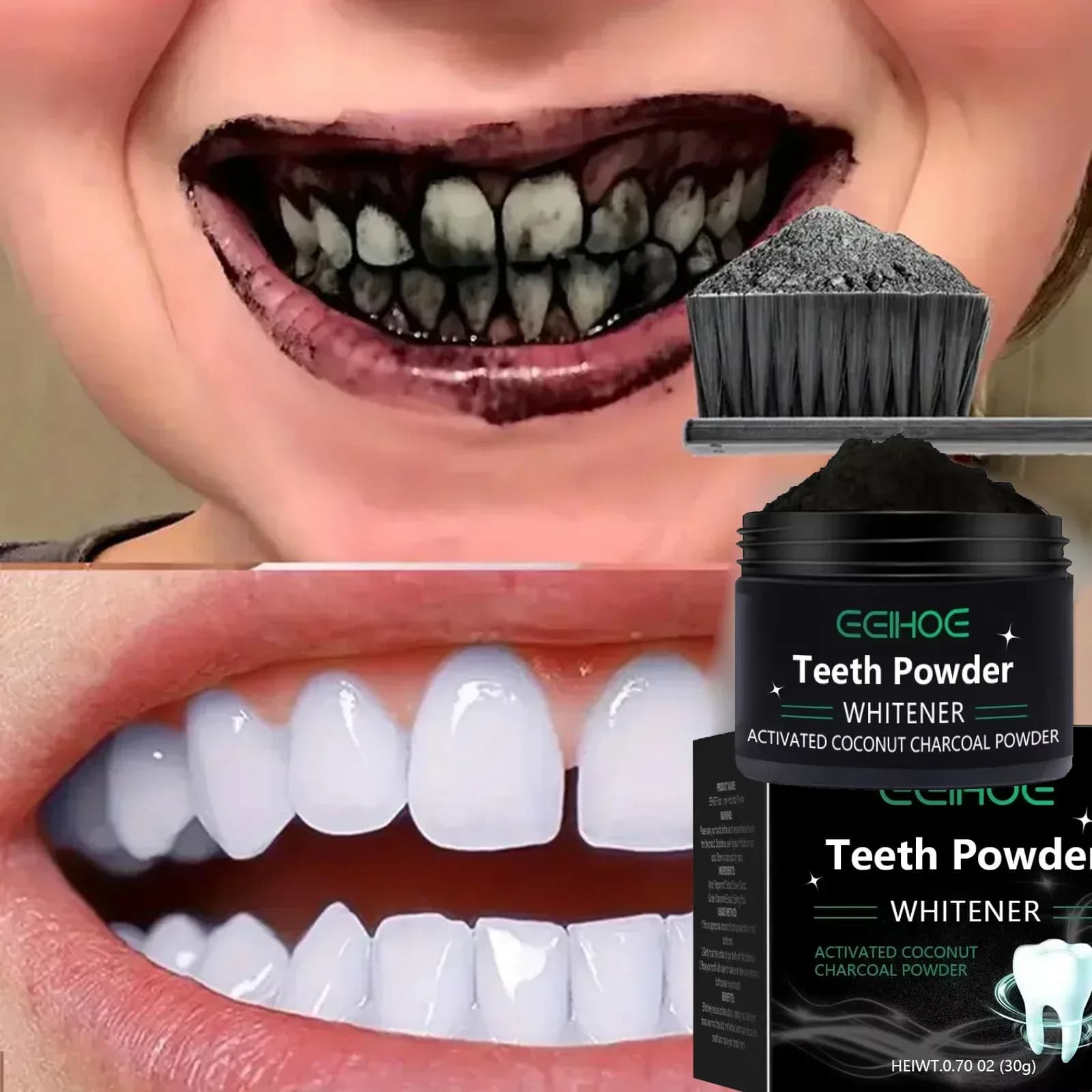 Natural Tooth Whitening Powder