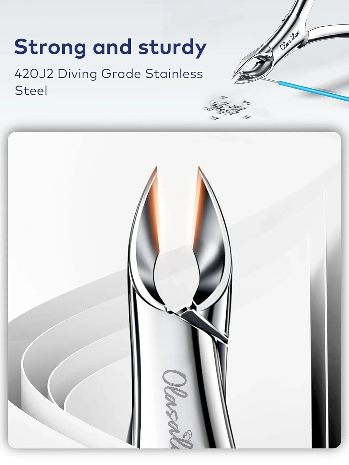 Professional Nipper for Dead Skin & Cuticle Removal