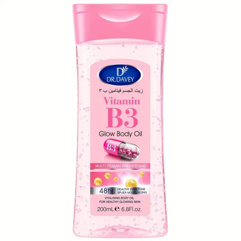 Dr. Davey Vitamin B3 Glossy Body Oil – 200 ml