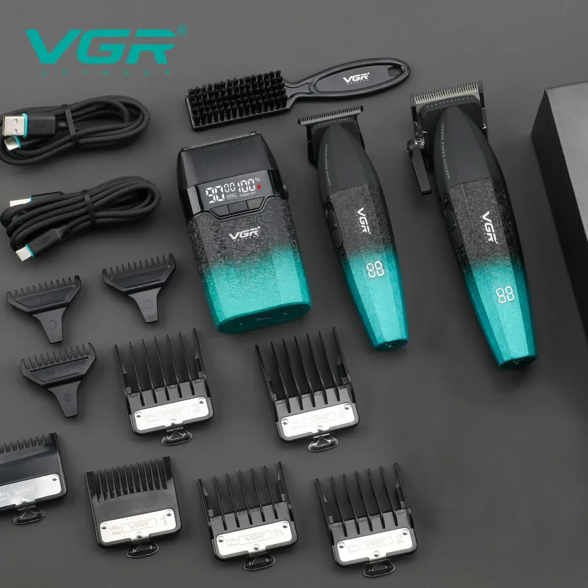 VGR Cordless Hair Trimmer, 9000 RPM