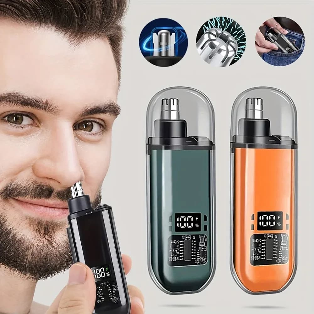 USB Charging Nose and Ear Hair Trimmer for Men