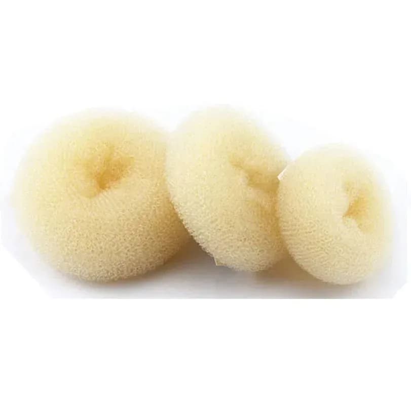 Hair Bun Donut Set – 3 Foam Rings