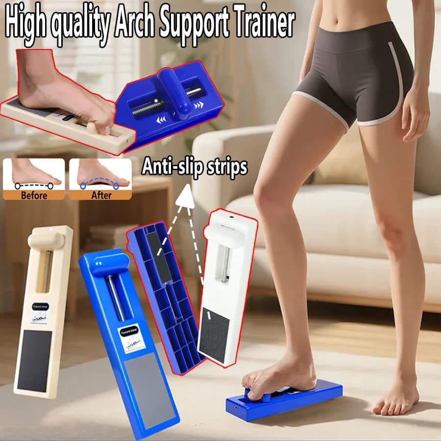 Arch Support Trainer with Toe Aligner – Non‑Slip Base