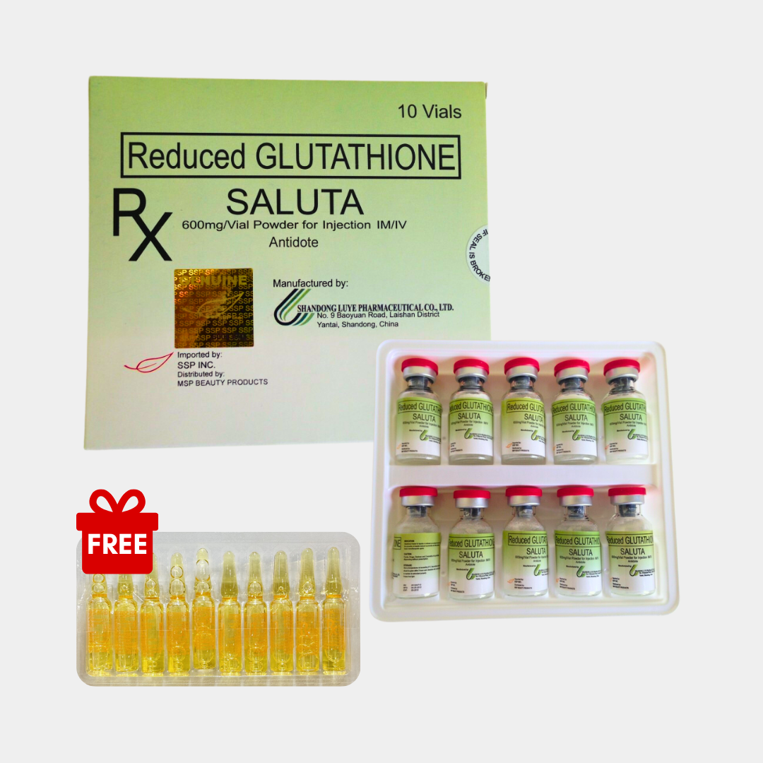 Saluta Glutathione 600mg – Antioxidant Support · Funmento