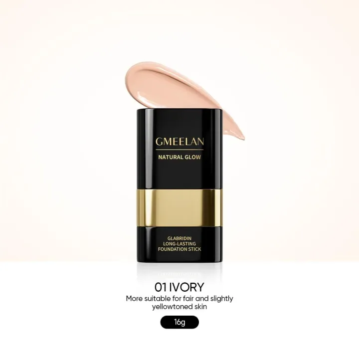 GMEELAN Black Truffle Foundation Stick with Brush | Full Coverage Makeup | Funmento