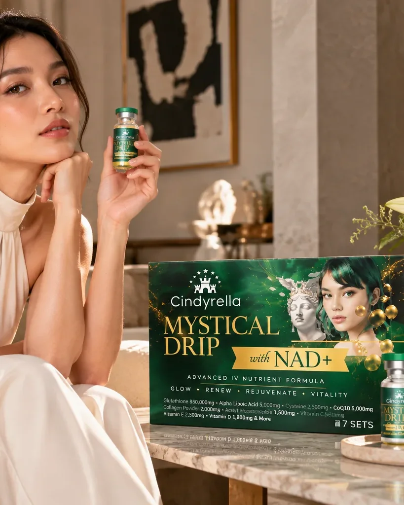 Cindyrella Magical Mystical NAD+ Set | Glutathione, Collagen, Vitamin C & Q10 Complex