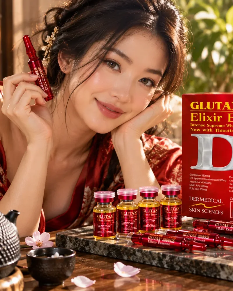 Glutax 2500GS Elixir Essence 36pcs | Premium Glutathione Formula | Made in Italy
