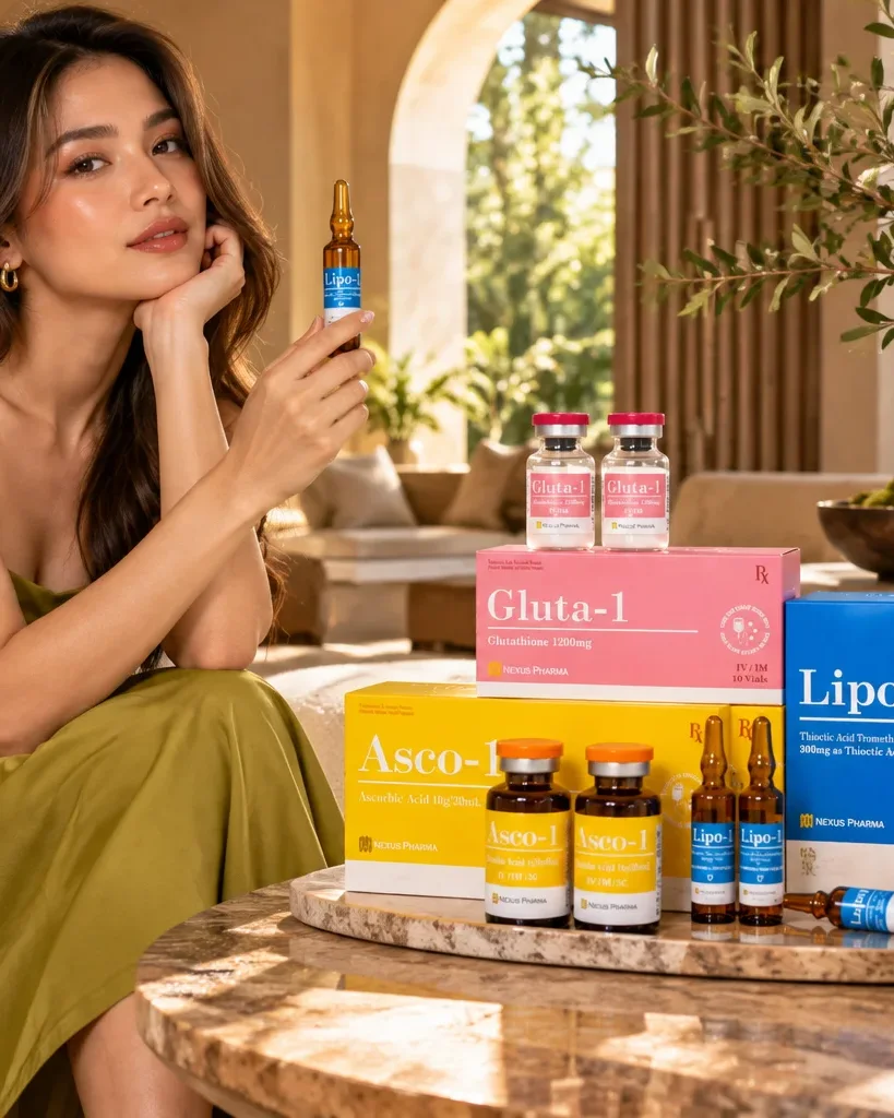 Snow White Trio Korean Glutathione IV Set | Glutathione, Vitamin C & Thioctic Acid